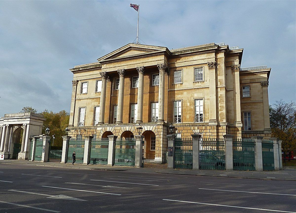 Apsley House, the Duke of Wellington's London home at Hyde Park Corner, run by English Heritage as a museum
