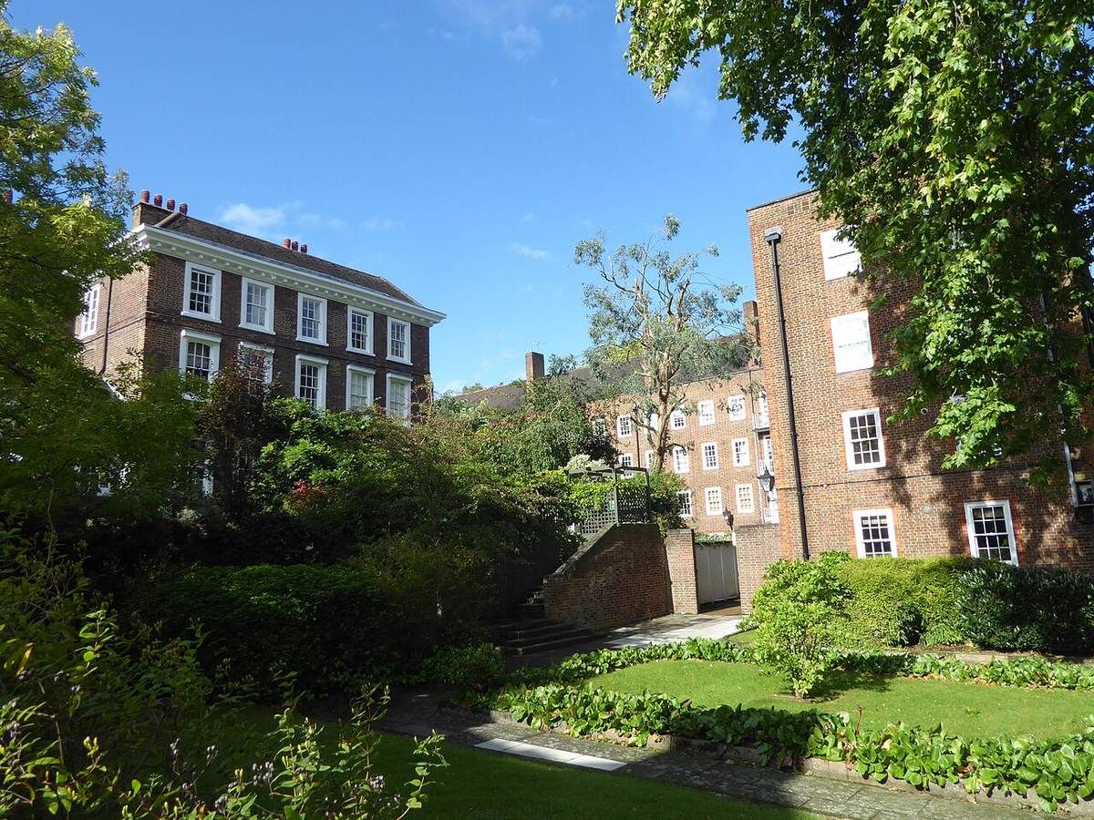 Burgh House and Hampstead Museum, a Grade I listed Queen Anne house of 1704 in Hampstead's New End Square, home