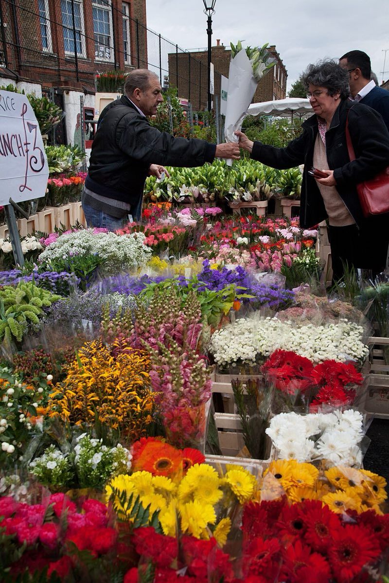 Columbia Road Flower Market, market in London