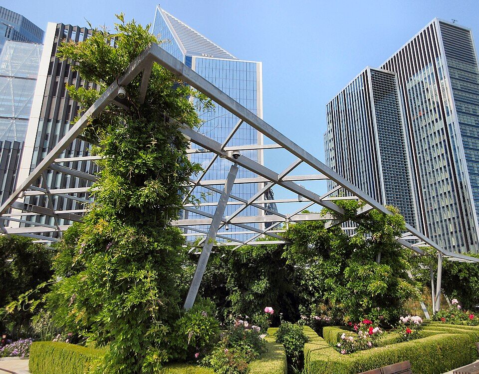 Garden at 120, a free public roof garden on the 15th floor of a City office building