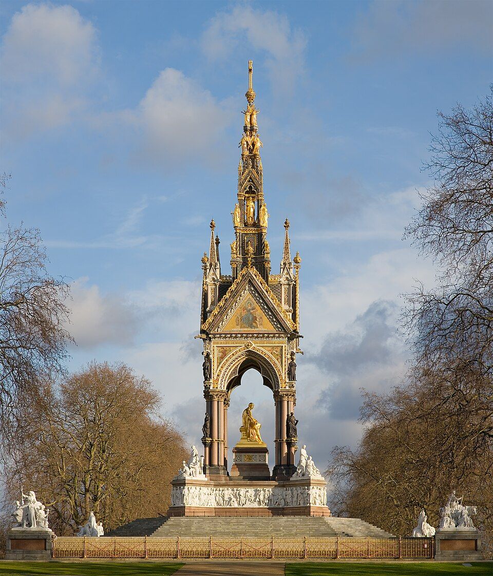 Kensington Gardens, a 265-acre royal park adjoining Hyde Park, home to Kensington Palace