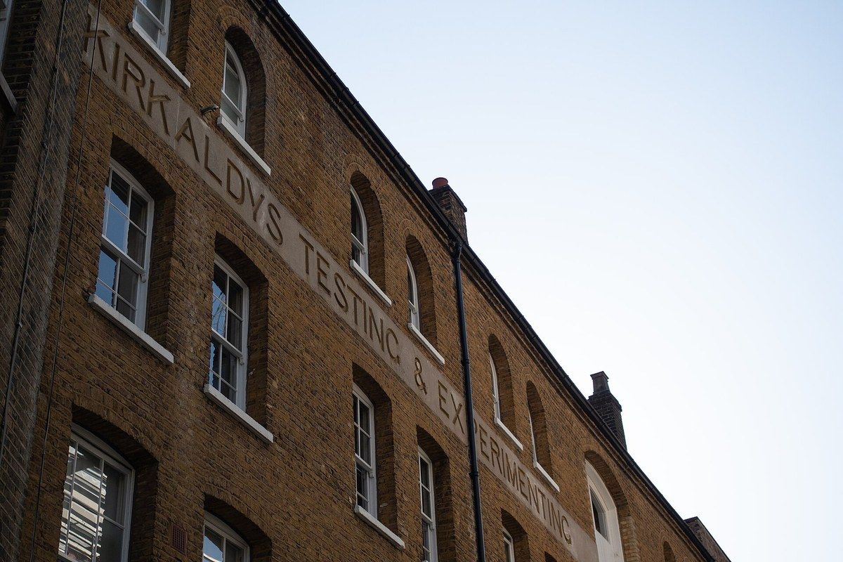 Kirkaldy Testing Museum, a small Grade II* listed museum