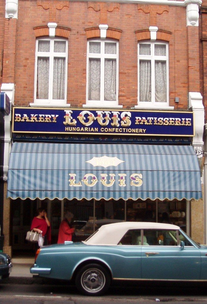 Louis Patisserie, a Hungarian patisserie and tearoom on Hampstead's Heath Street