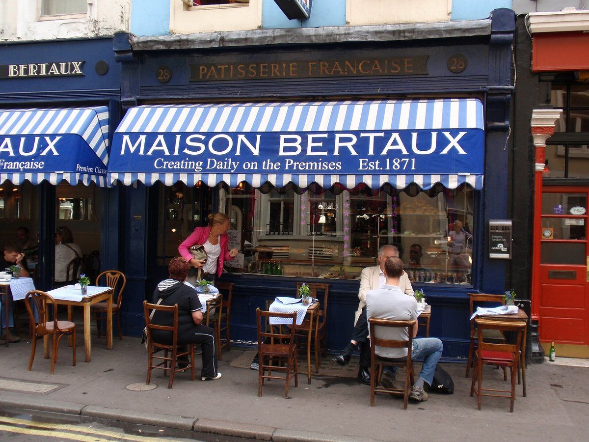 Maison Bertaux, cafe in London