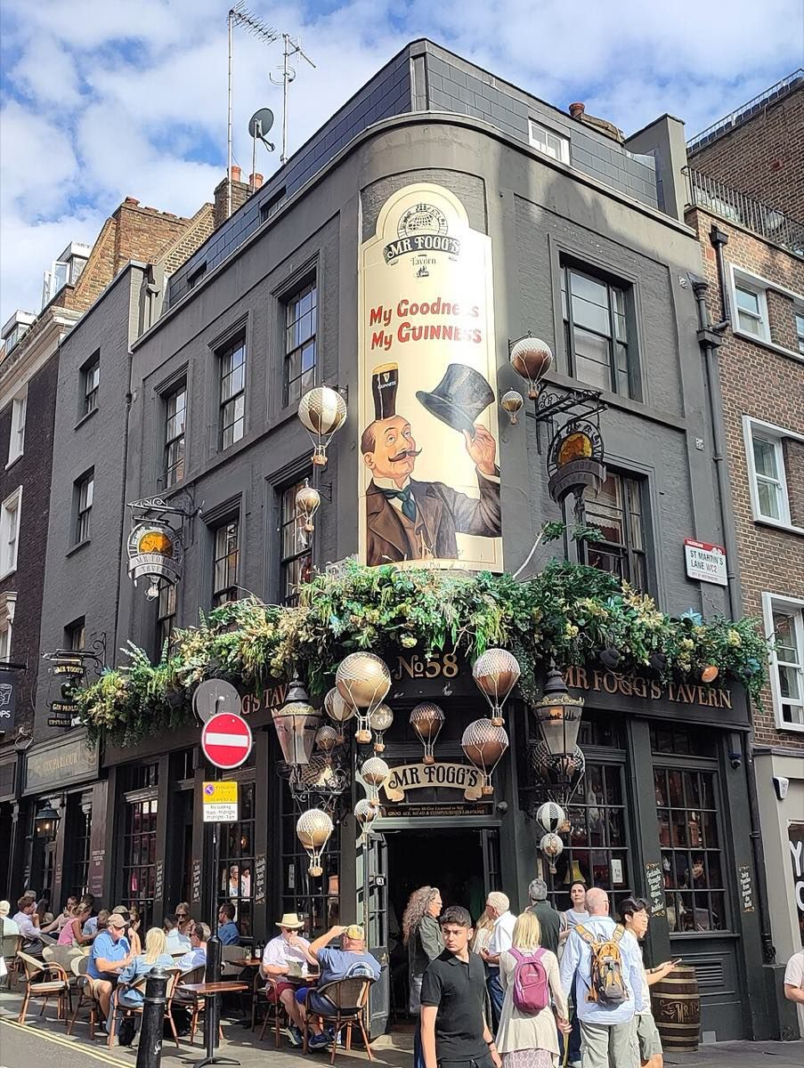 Mr Fogg's Tavern, a Victorian-themed tavern in the historic Covent Garden Market Building