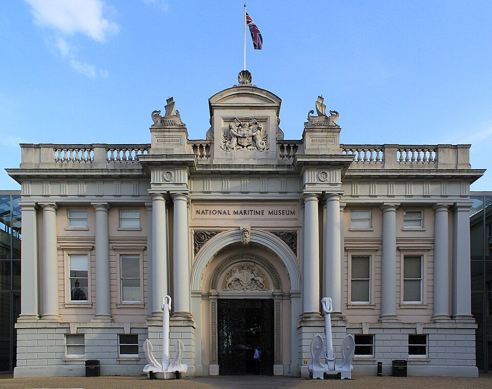 National Maritime Museum, a free museum of Britain's seafaring history in Greenwich