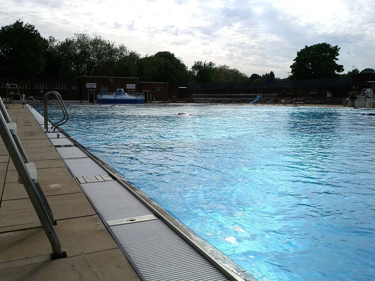Parliament Hill Lido, a Grade II-listed 1938 outdoor lido on the edge of Hampstead Heath