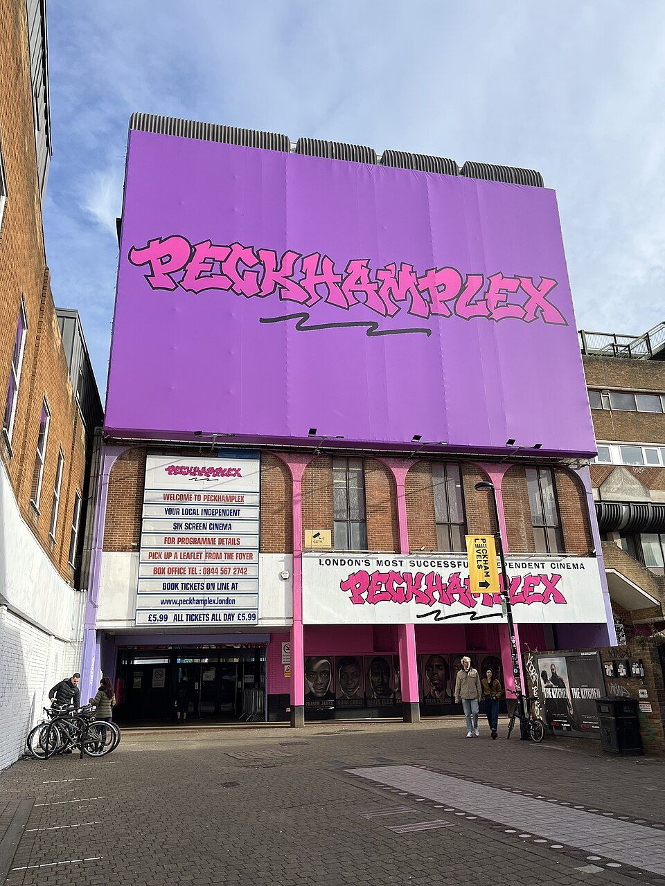 Peckhamplex, an independent six-screen cinema on Rye Lane