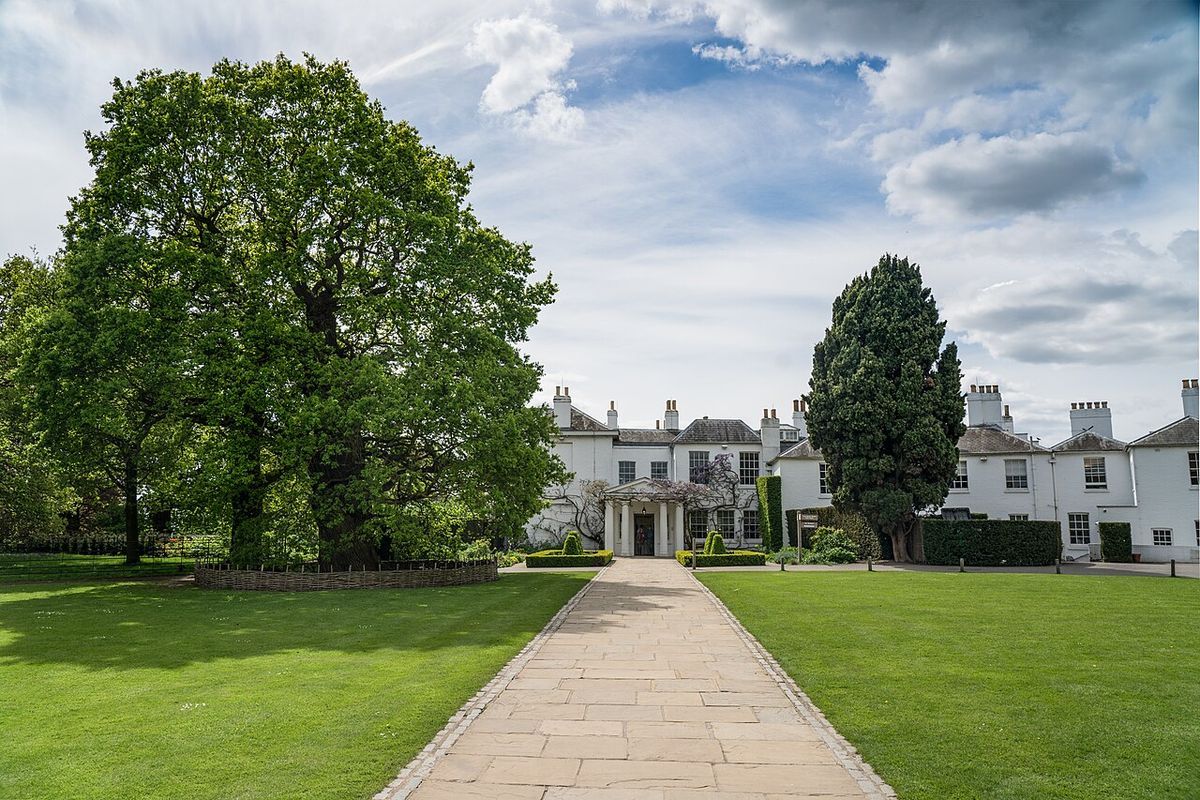 Pembroke Lodge, a Grade II listed Georgian mansion at the highest point of Richmond Park