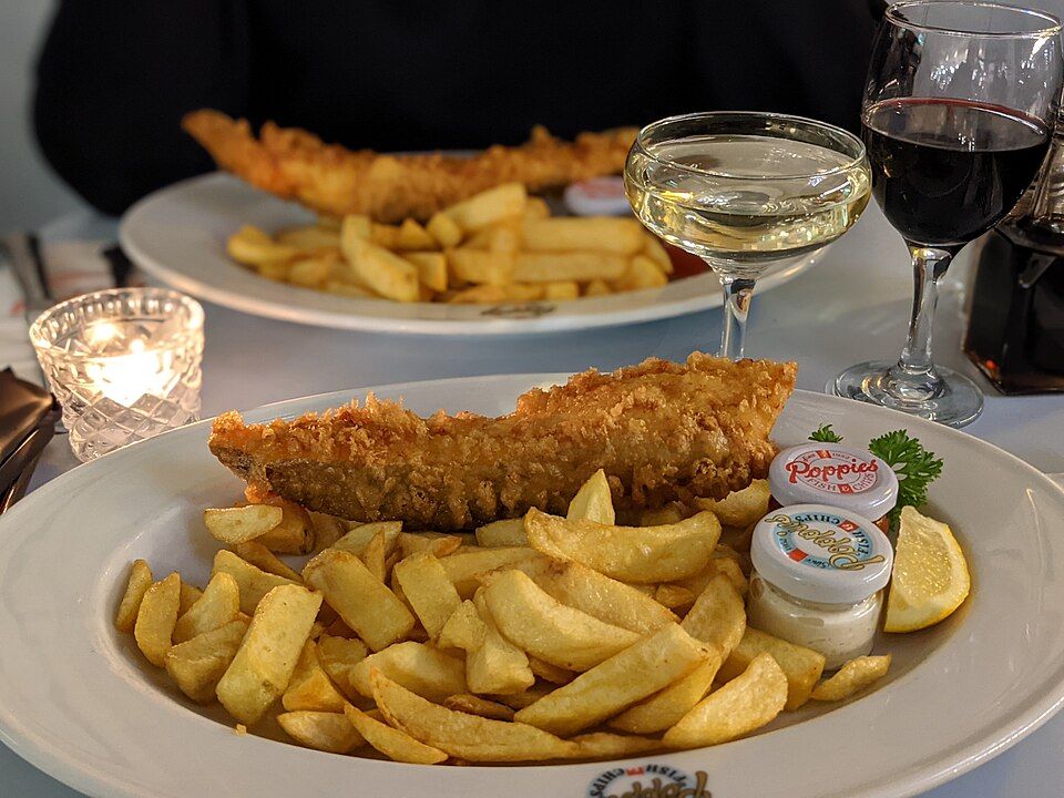 Poppie's Fish & Chips, a 1950s-styled chippy in Spitalfields