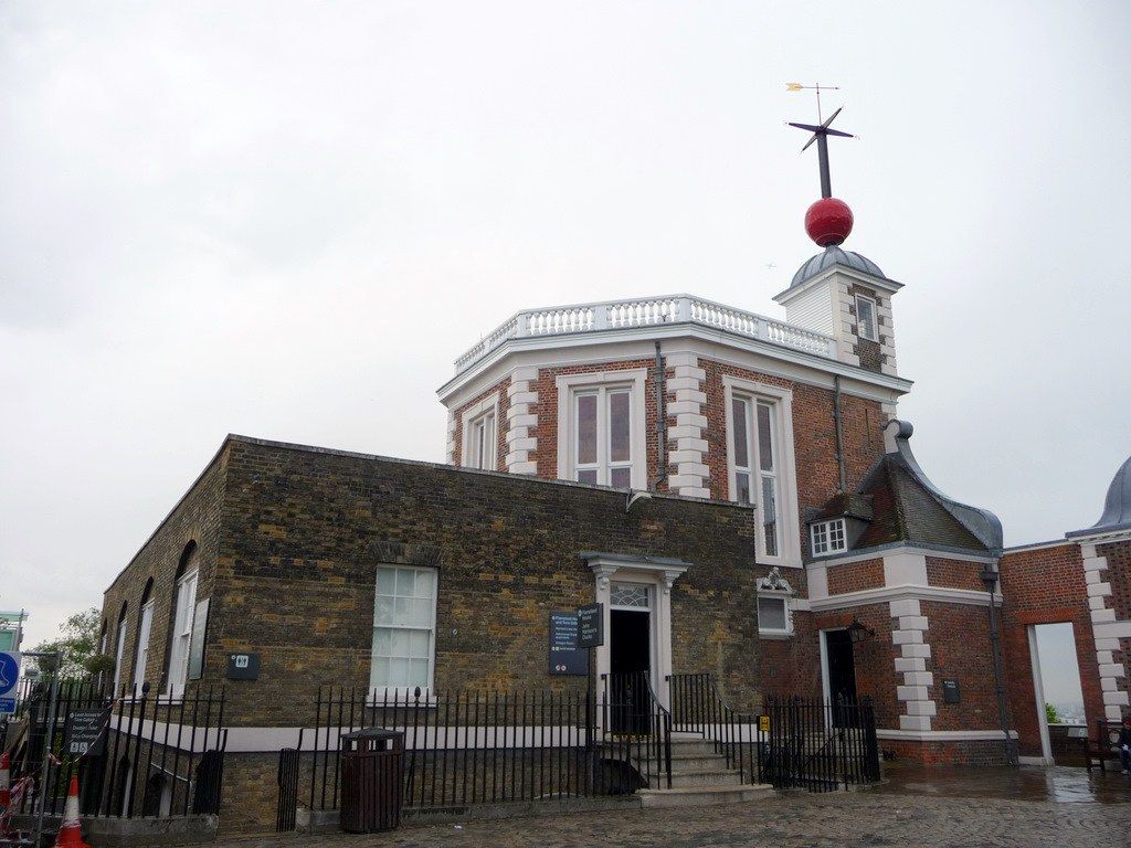 Royal Observatory Greenwich, a hilltop observatory in Greenwich Park marking the Prime Meridian, home