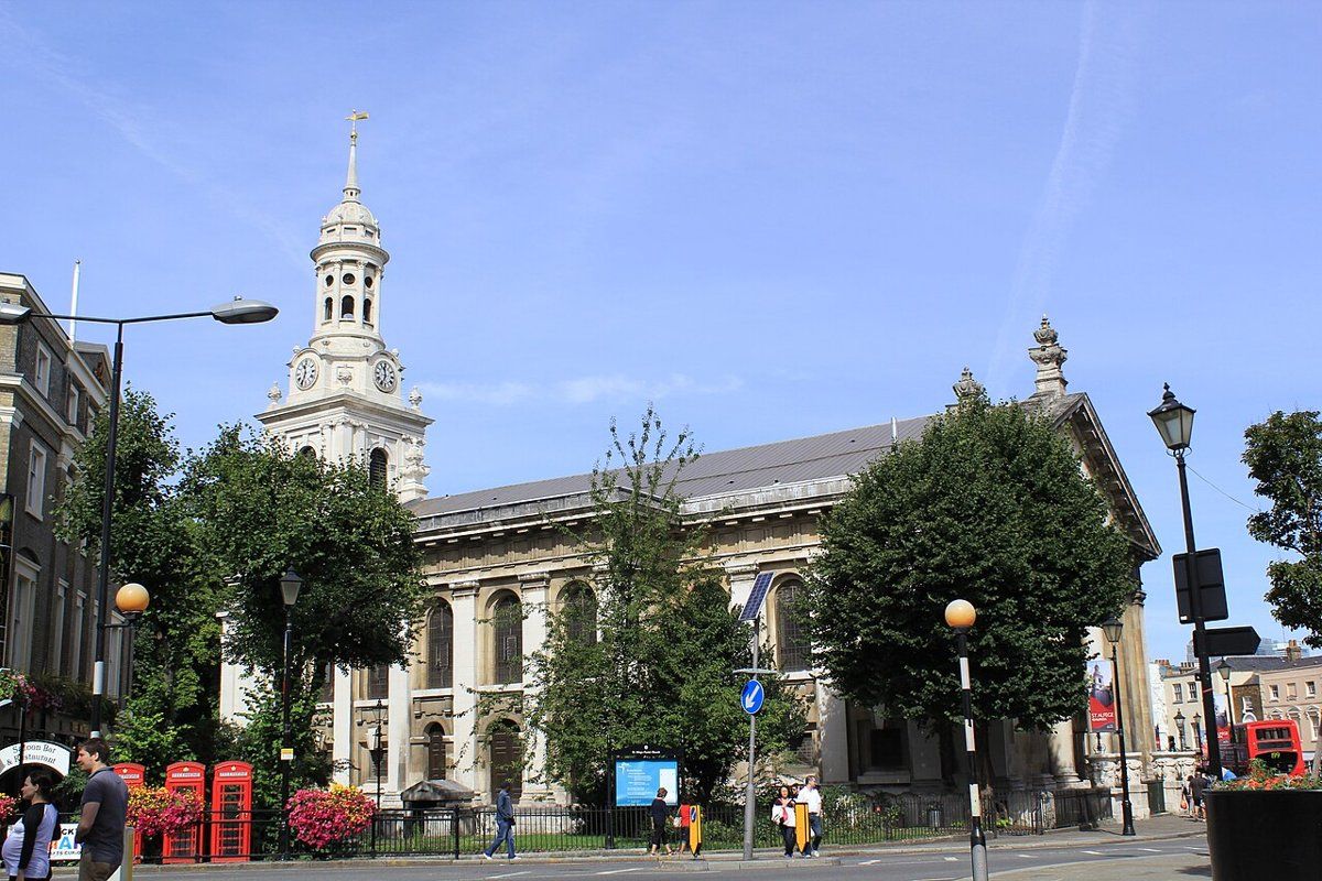 St Alfege Church, Nicholas Hawksmoor's Baroque church in the centre of Greenwich