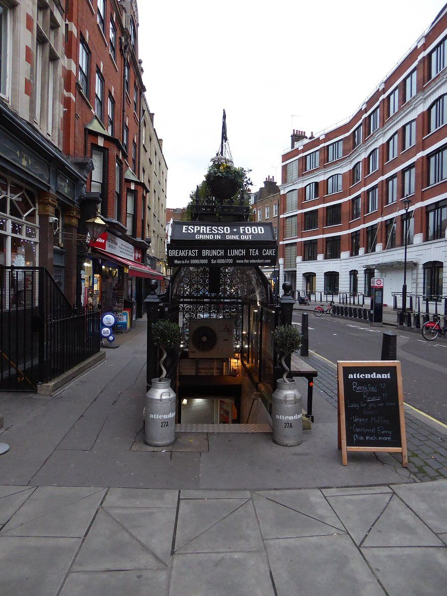 The Attendant Fitzrovia, a coffee shop