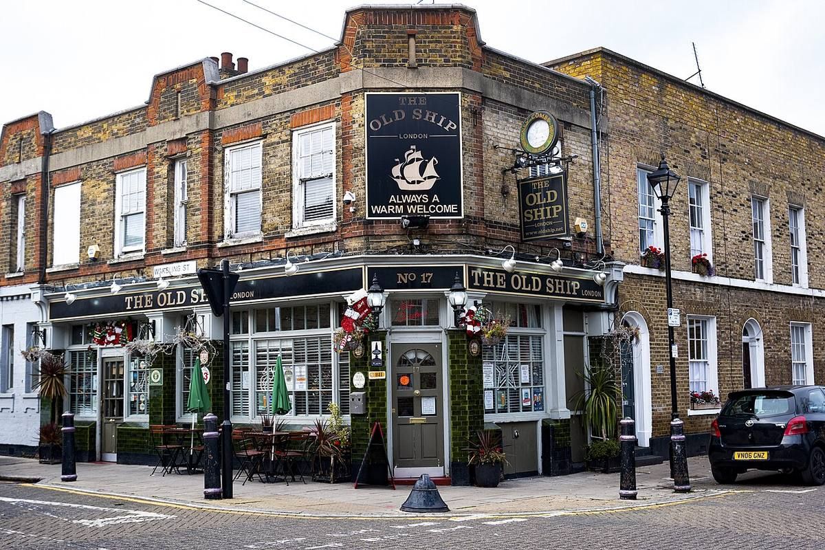 The Old Ship, a Victorian corner pub