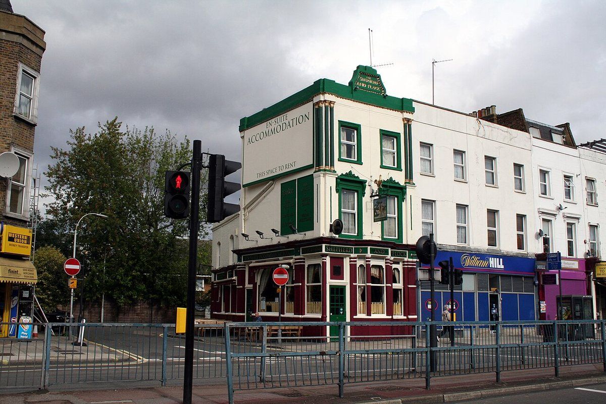 The Shepherd & Flock, a small, one-room Irish pub on Goldhawk Road