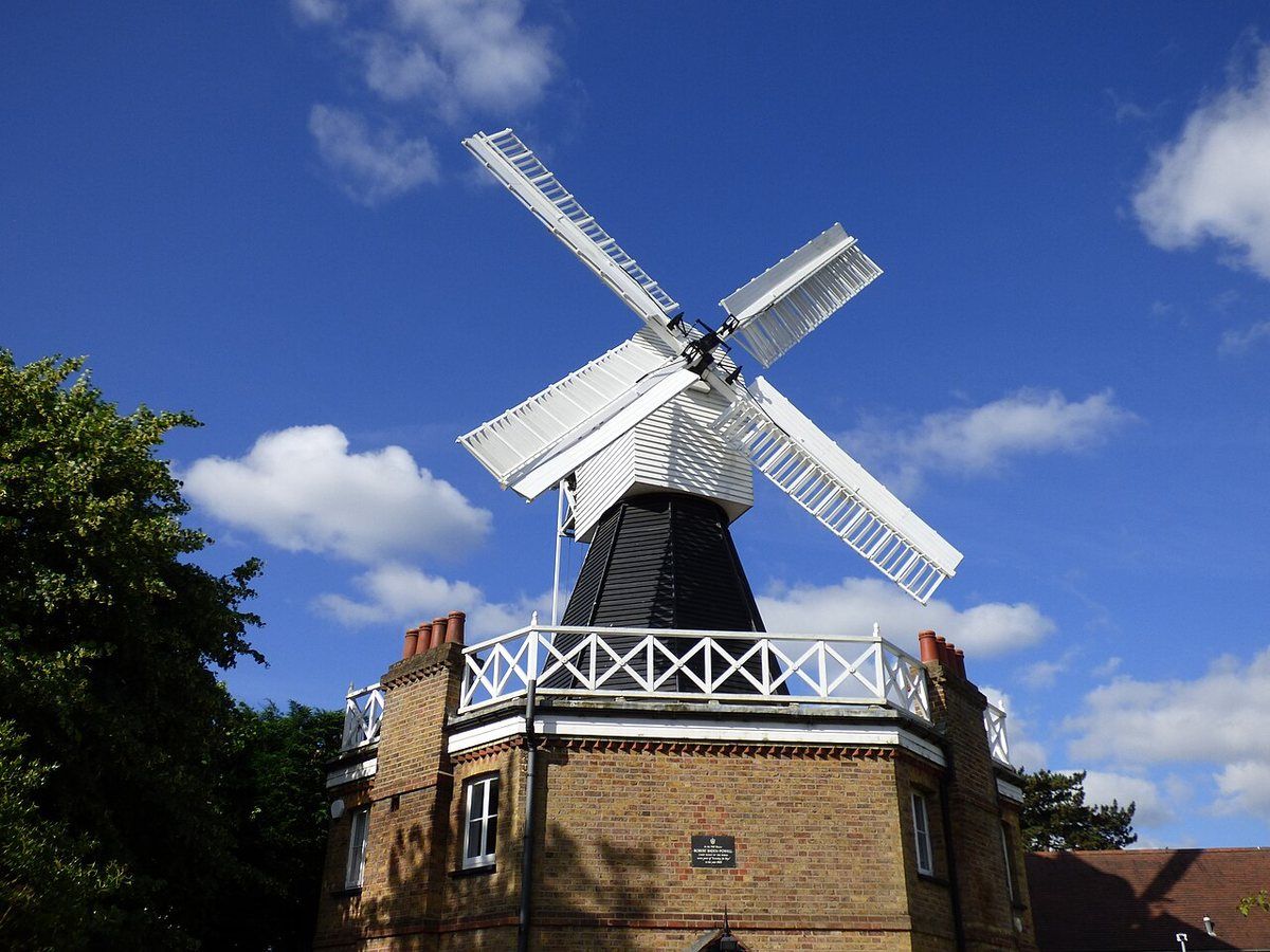 Wimbledon Windmill Museum, a windmill built in 1817 on Wimbledon Common, now a small free museum